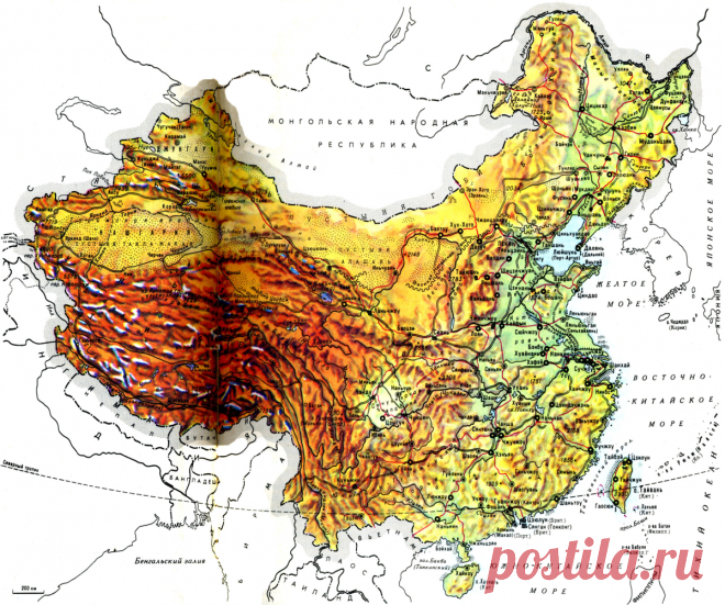О рельефе Китая | Популярная наука | Яндекс Дзен