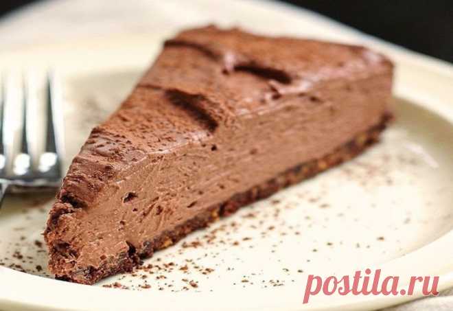 Обалденный торт «Шоколадная нежность» всего за 20 минут: просто и без выпечки | Кулинарушка - Вкусные Рецепты