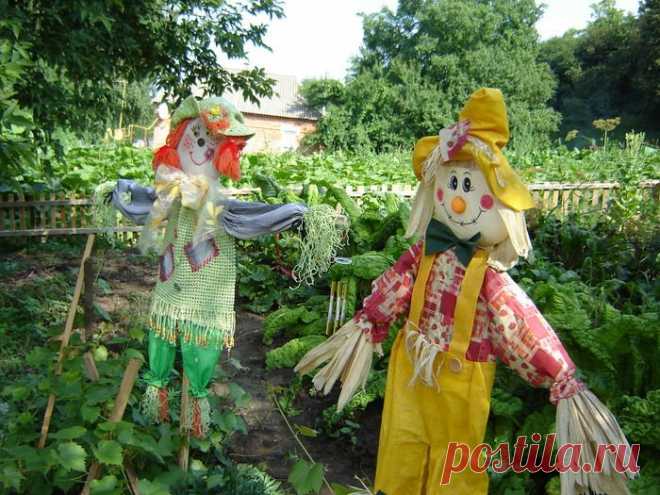 Пугало садовое своими руками (мастер-класс) - Поделки для дачи - Женский Мир