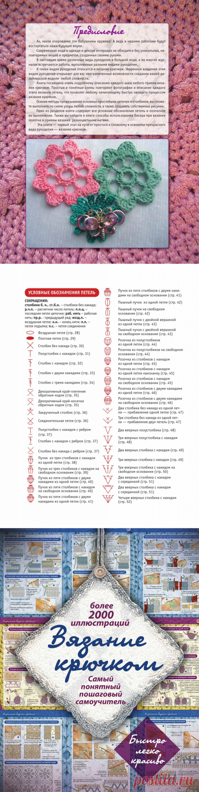 ВЯЗАНИЕ КРЮЧКОМ. ПОШАГОВЫЙ САМОУЧИТЕЛЬ. БОЛЕЕ 2000 ИЛЛЮСТРАЦИЙ