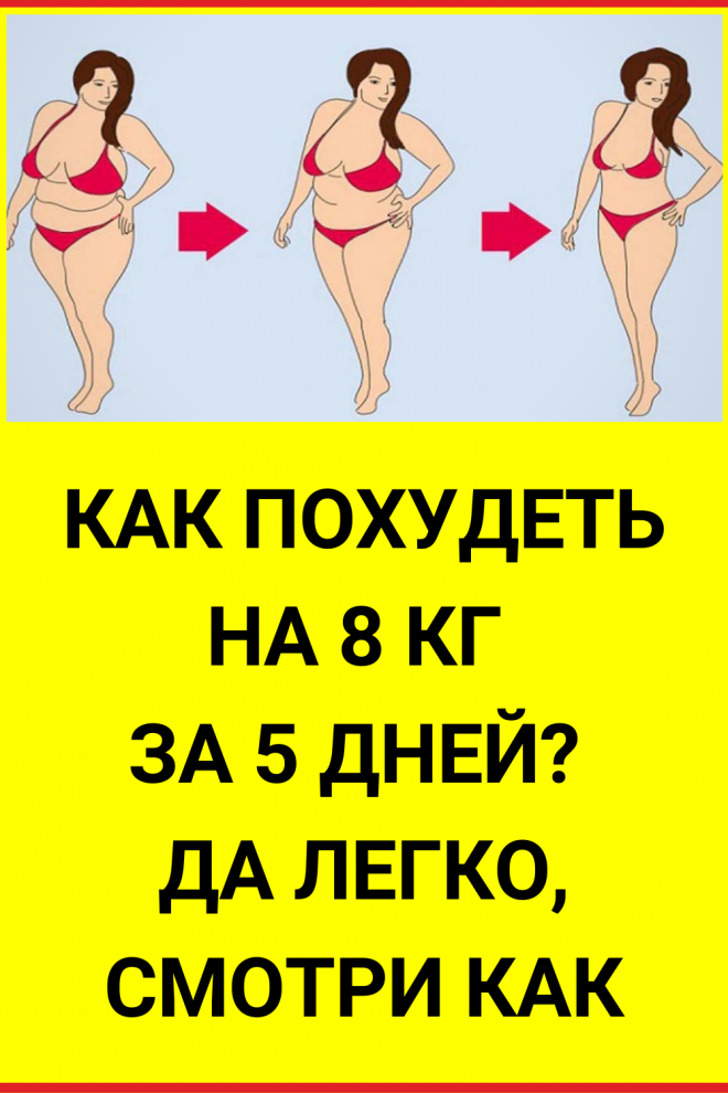 КАК ПОХУДЕТЬ НА 8 КГ ЗА 5 ДНЕЙ? ДА ЛЕГКО, СМОТРИ КАК…