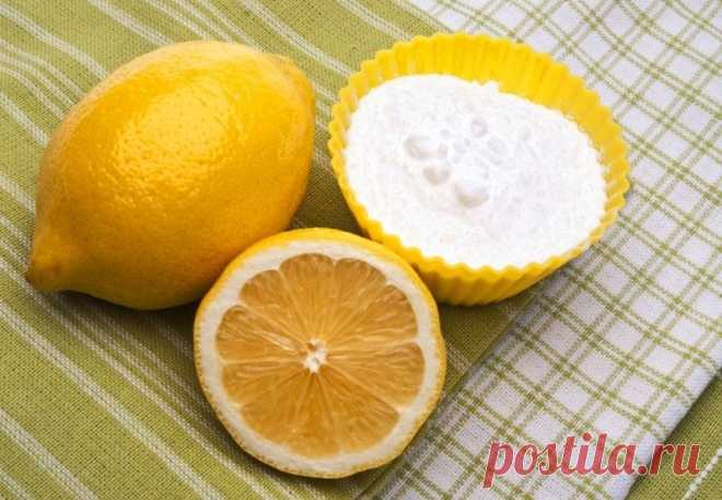 4 лечебные процедуры на основе пищевой соды и лимона.