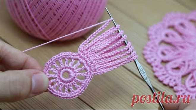 Что-то новенькое!!! Красивый УЗОР вязание крючком Super Beautiful Flowers Crochet Pattern knitting