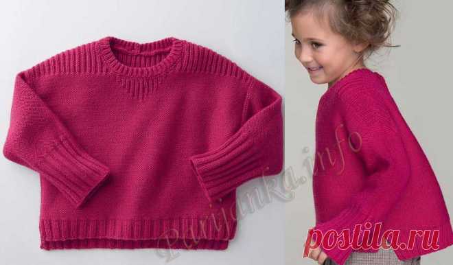 Пуловер (д) 08*92 Phildar №3838
