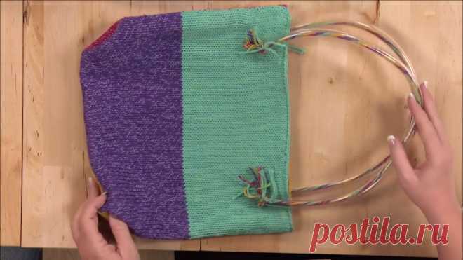Make a Tote with Sturdy Straps, Fused Lining and Bright Colors - Craft Daily Video Subscription