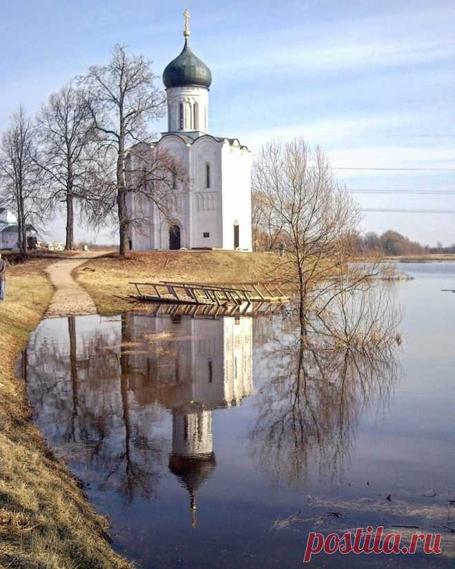 Скоро весна.
Покрова на Нерли. Владимирская область. 📷 grig.nazin