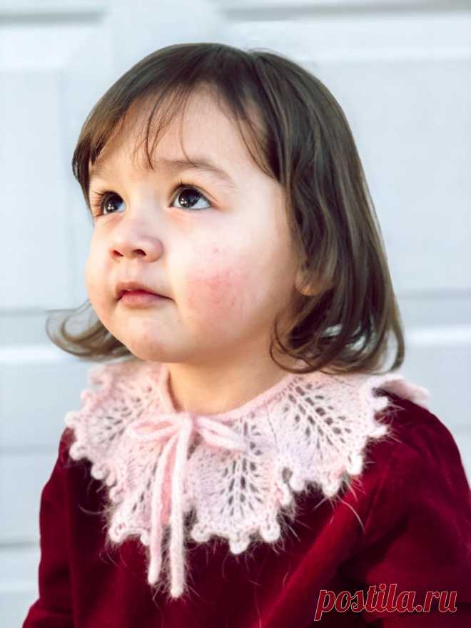 Knitting pattern. Knitted collar. Knitting Pattern for baby | Etsy