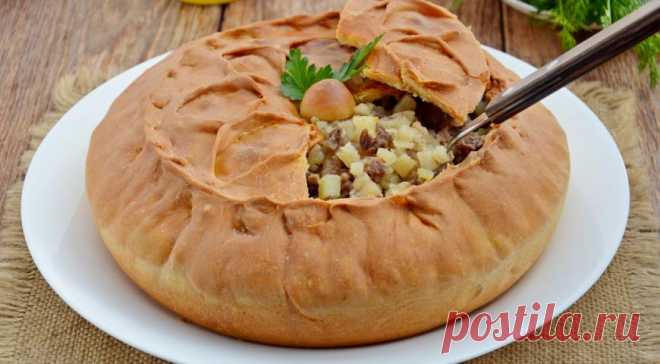 Татарский пирог зур бэлиш, пошаговый рецепт с фото