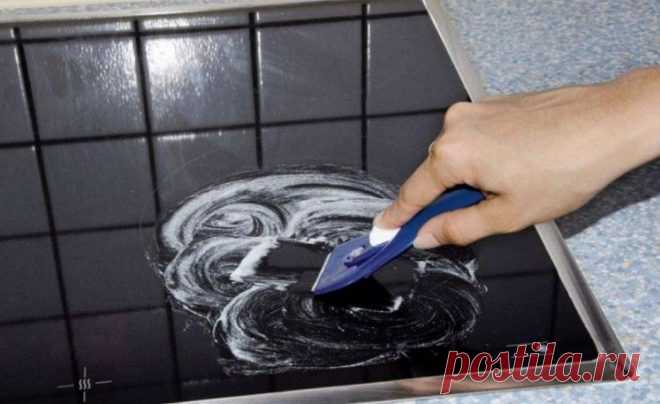 Как очистить стеклокерамическую плиту, каким средством мыть