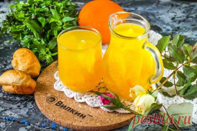 Компот из апельсинов с лимоном: рецепт с фото пошагово