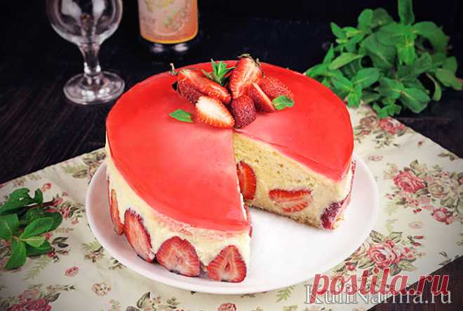Торт Фрезье рецепт с фото пошагово
