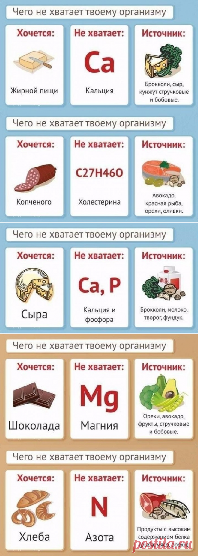 Чего не хватает твоему организму? Тут пищевые пристрастия расскажут больше, чем анализы!