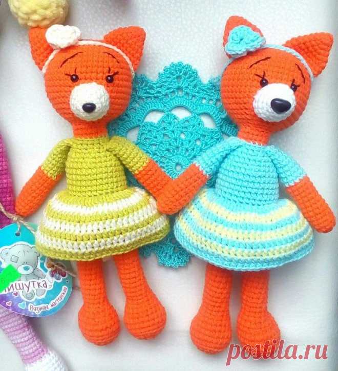 Вязаная лисичка схема крючком | Hi Amigurumi