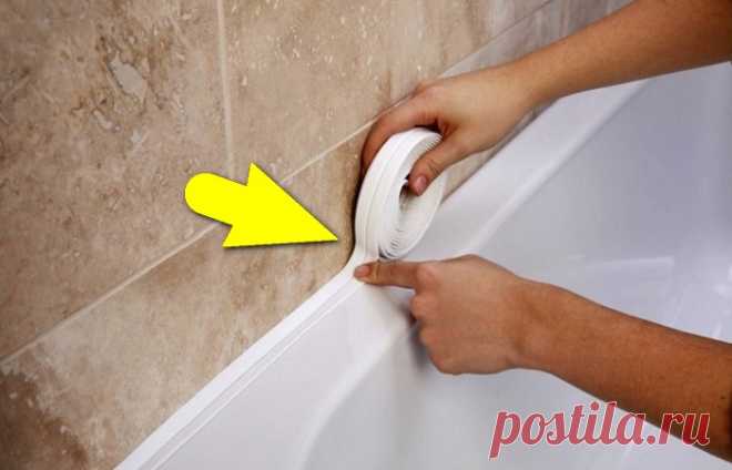 5 быстрых способов, как заделать зазор между стенкой и ванной, чтобы не заливать пол и соседей — Мой дом