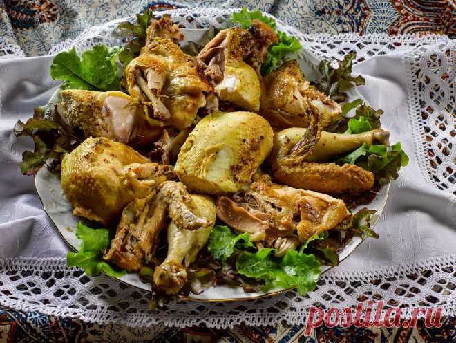 Рецепт от Сталика Ханшиева: Курица тетушки Хураман | Четыре вкуса