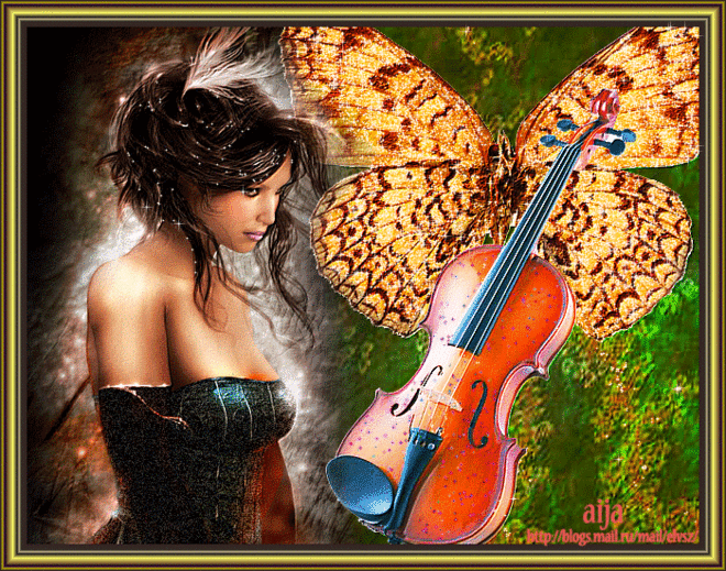 Моя душа струною пела. Бабочка и скрипачка. Скрипач анимация. Девушка со скрипкой гиф. Девушка с гитарой анимация.