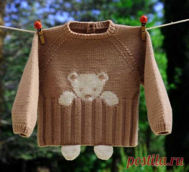 Узор для детского свитера из категории Интересные идеи – Вязаные идеи, идеи для вязания