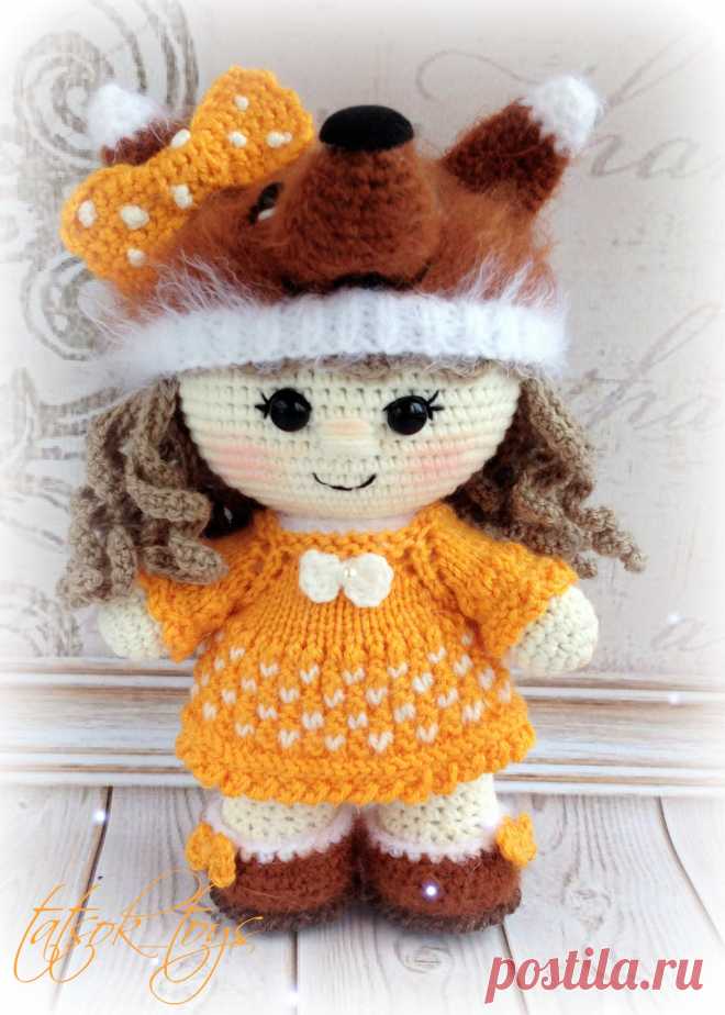 PDF Пупс-малышка Лисёна. FREE amigurumi crochet pattern. Бесплатный мастер-класс, схема и описание для вязания амигуруми крючком. Вяжем игрушки своими руками! Куколка, кукла, doll, puppet, puppe, marioneta, fantoche, poupée, lalka. #амигуруми #amigurumi #amigurumidoll #amigurumipattern #freepattern #freecrochetpatterns #crochetpattern #crochetdoll #crochettutorial #patternsforcrochet #вязание #вязаниекрючком #handmadedoll #рукоделие #ручнаяработа #pattern #tutorial #häkeln #amigurumis #dolls