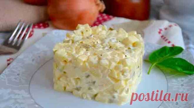 Аппетитный польский луковой салат, тебе стоит это приготовить