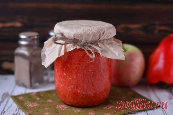 Аджика из яблок и перца на зиму: рецепт с фото пошагово
