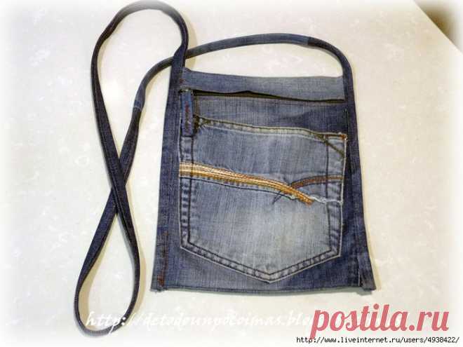 Джинсовые сумки из старых джинсов! | Рукоделие