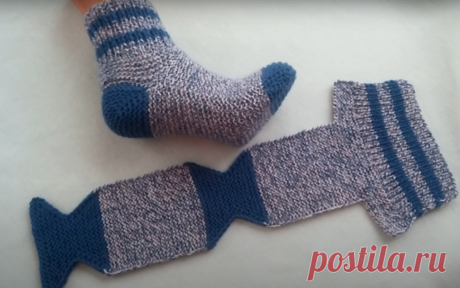 Новый способ вязания носков, я в восторге от простоты исполнения | Вязание и Рукоделие | Яндекс Дзен