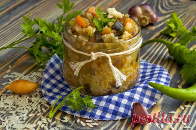Овощной салат с рисом на зиму. Пошаговый рецепт с фото - Ботаничка.ru
