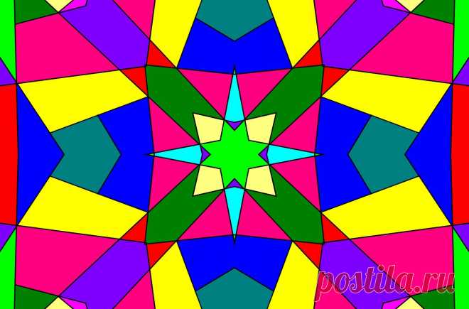 Colored Geometric Kaleidoscope  Free Stock Photo HD - Public Domain Pictures