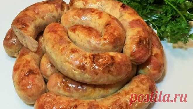 КОЛБАСА КУРИНАЯ ДОМАШНЯЯ.  Самый вкусный рецепт.   Chicken sausage homemade