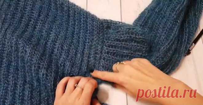 Вязание для женщин. Пуловер спицами оверсайз. ⋆ Самые красивые узоры спицами