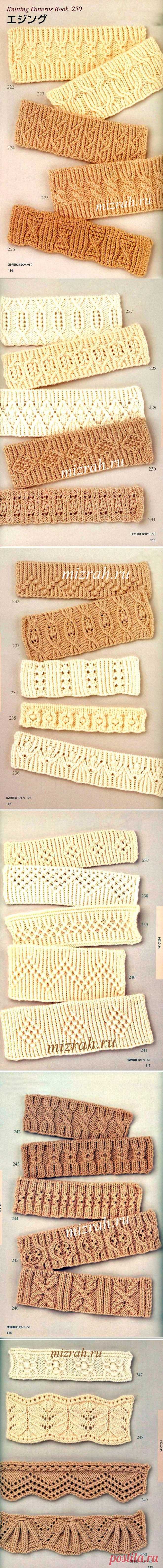 Резинки спицами по-японски.