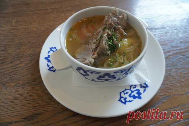 Узбекский куриный суп «товук шурпа»