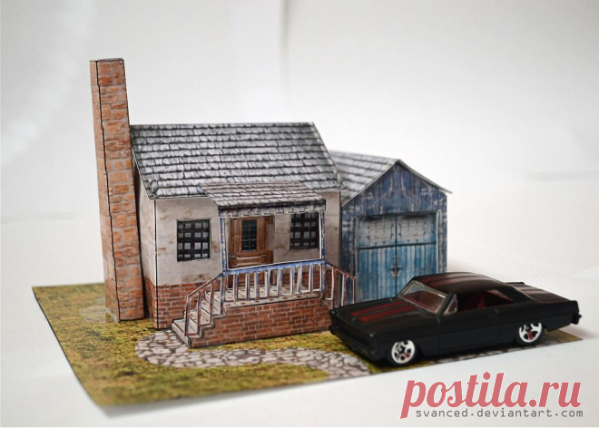 Suburbia Diorama Papercraft 2 A nice and small papercraft crafted by me. Original build/Template by: Papermau Photo1:[link] Difficulty Level:Medium Direct Download Link:[link]