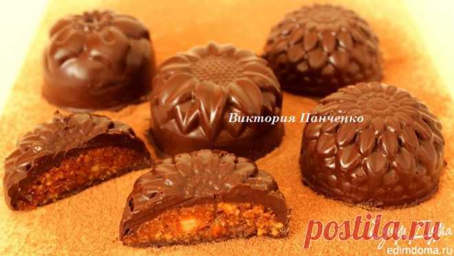 Шоколадные конфеты с миндалем и апельсином пользователя Ла Ванда