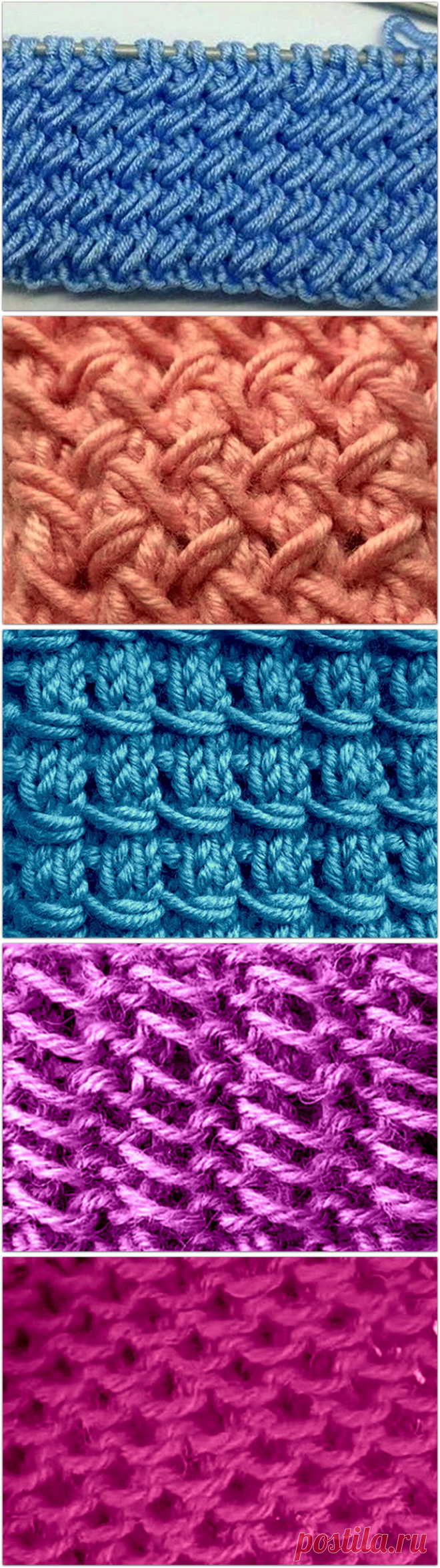 7 простых и эффектных «плетёных» узоров спицами | Paradosik_Handmade | Яндекс Дзен