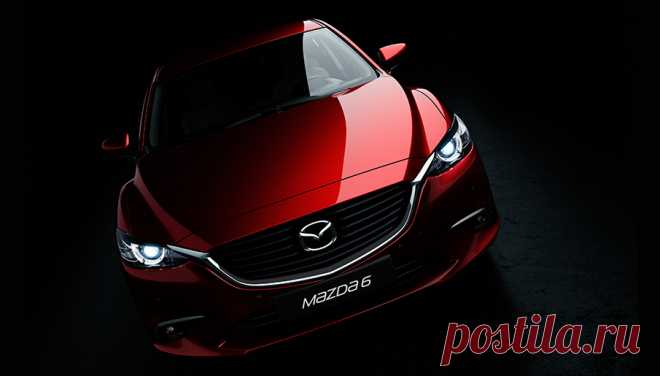 Экстерьер седана Mazda 6 - стильного автомобиля спортивного дизайна