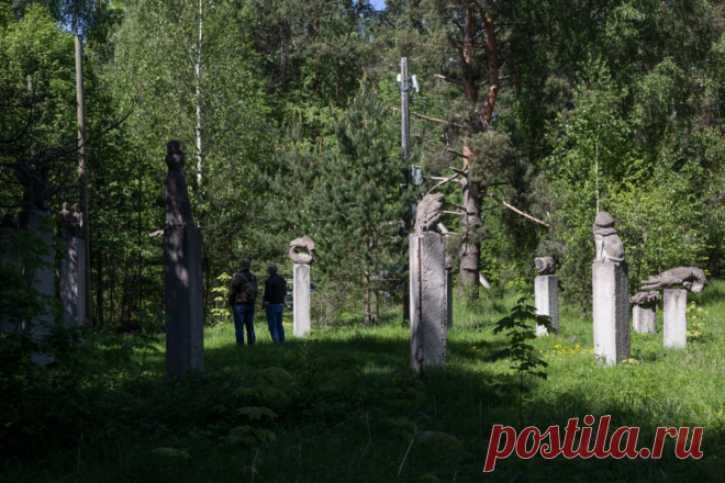 Нашёл в лесу под Петербургом загадочные скульптуры. Лишь местный житель смог приоткрыть их тайну. | Нетуристический путеводитель | Яндекс Дзен