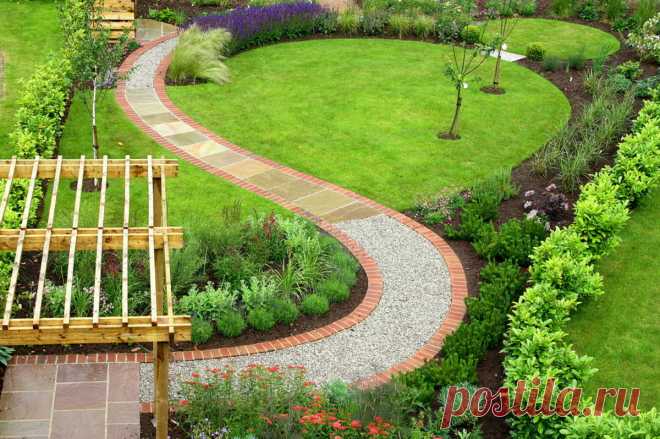 Планируем сад и его форму заранее: всё про садовые дорожки — Roomble.com