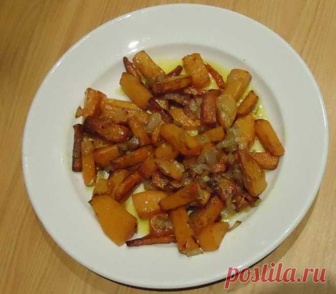 Чудесная тыква жареная с луком и морковью рецепт с фото пошагово - 1000.menu