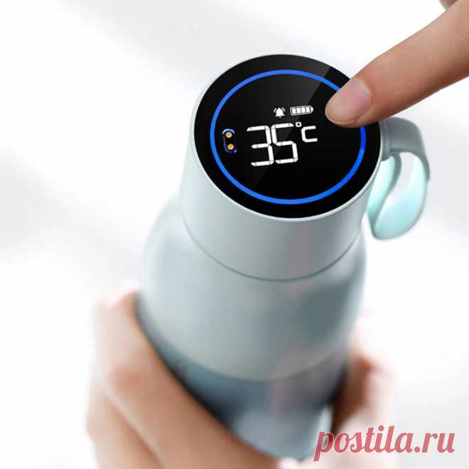 Huawei honor vsitoo 450ml water bottle vacuum thermos lcd temperature display test water quality bluetooth app insulated cup magnetic charging Sale - Banggood.com