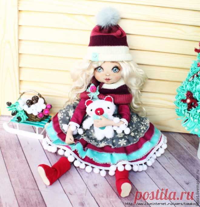 «Девочка-Зима»: создаём прелестную новогоднюю куколку