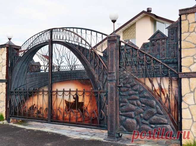 металлические ворота и решетки: 10 тыс изображений найдено в Яндекс.Картинках
