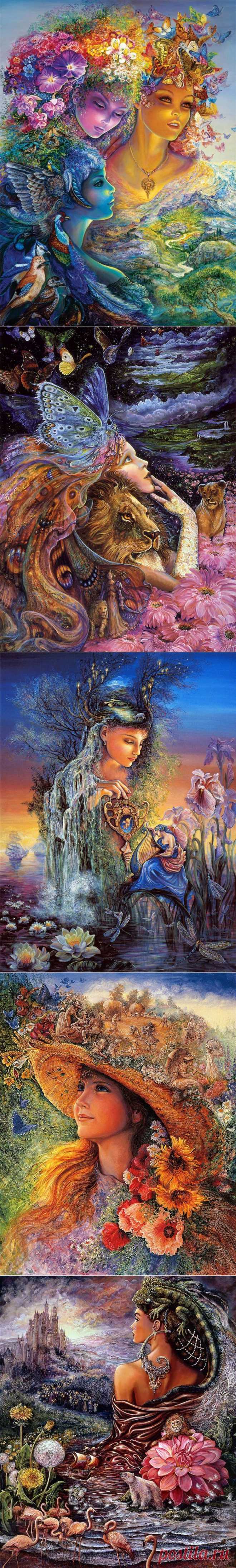 Фэнтези картины Жозефины Уолл (Josephine Wall) - Миры фентези