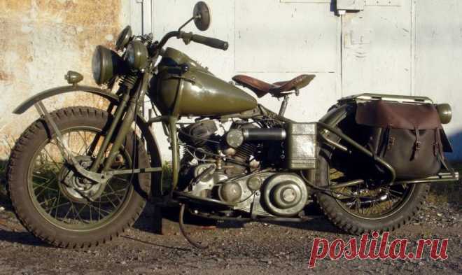 Harley Davidson WLA 1944 год