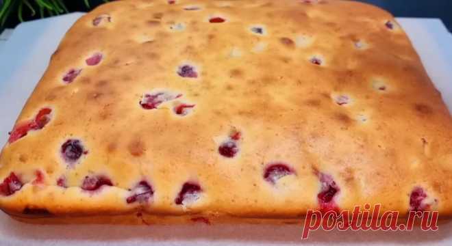 Пирог с ягодами на сметане, с которым чай пьётся литрами | SUPER KELINCHAK | Вкусные рецепты | Пульс Mail.ru