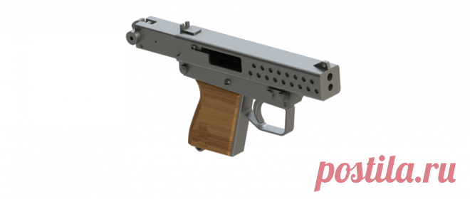 MINI MACHINE PISTOL - SOLIDWORKS - 3D CAD model - GrabCAD