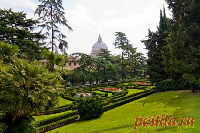 Италия:Сады Ватикана!