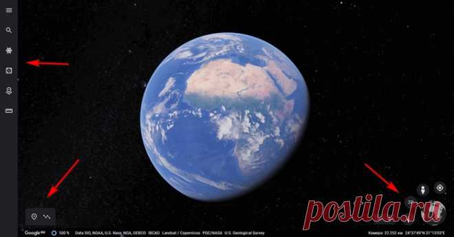 Гугл Планета Земля онлайн — карта со спутника