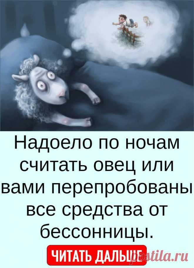 Надоело по ночам считать овец или вами перепробованы все средства от бессонницы.