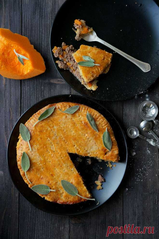 Пирог из сырного теста с говядиной и тыквой - Dancing Cakes